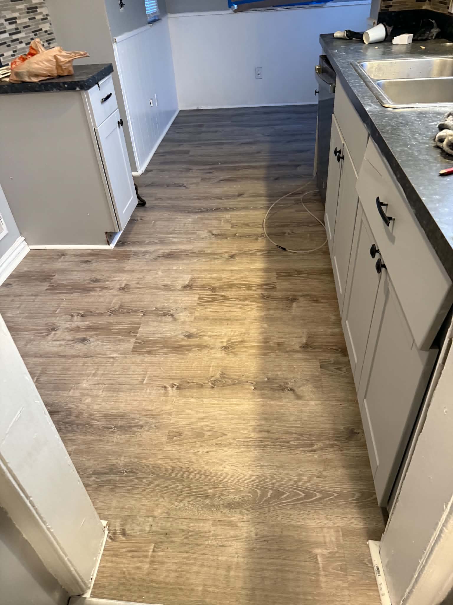 Finished residential interior